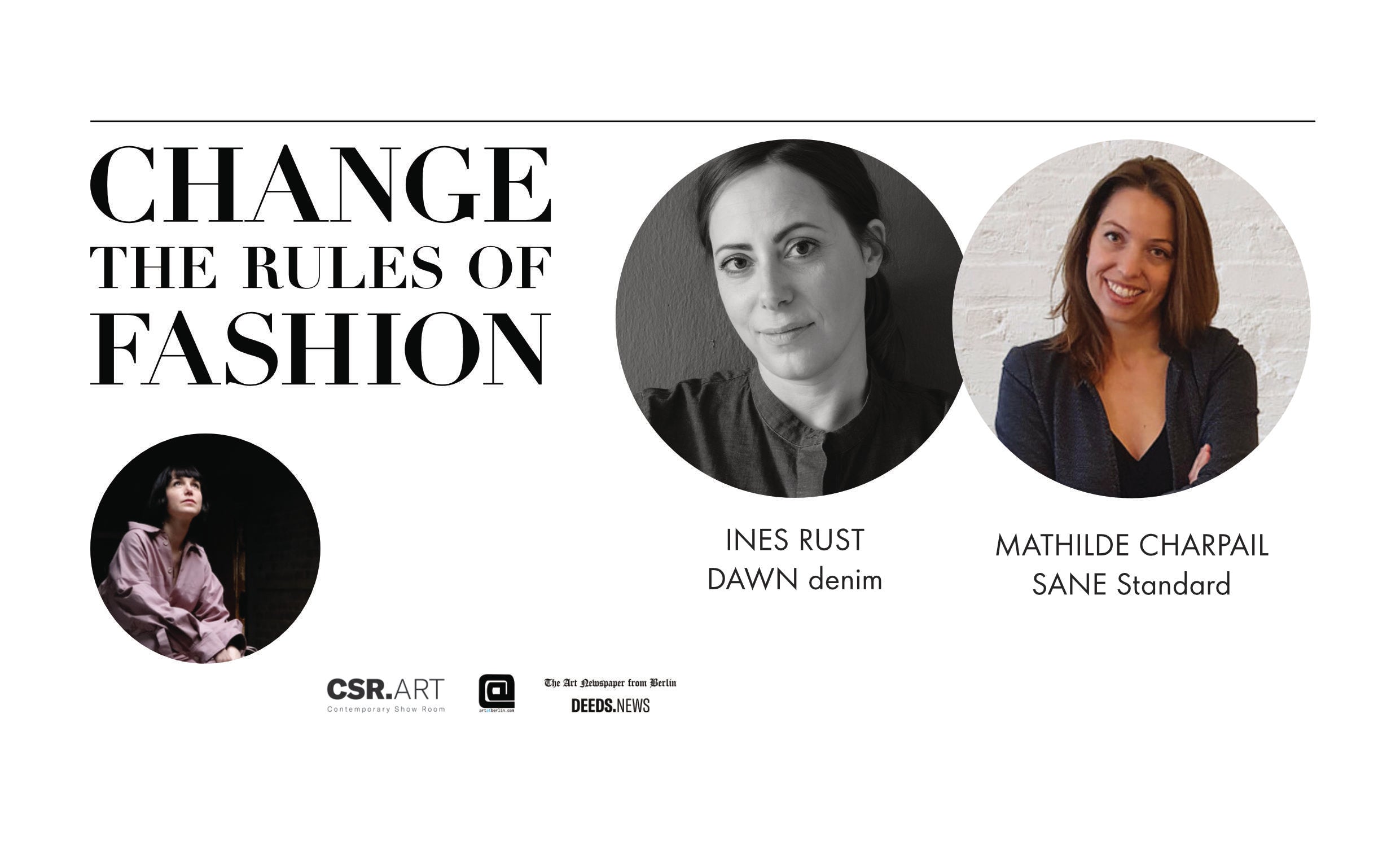 invitation PANEL TALK - "change the rules of fashion"