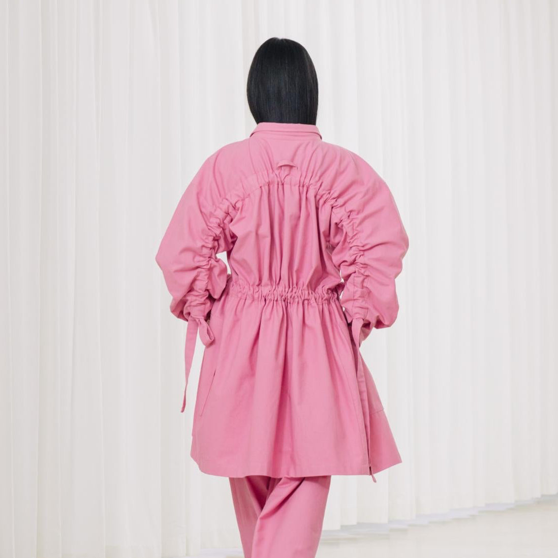 Parka mit Raffung