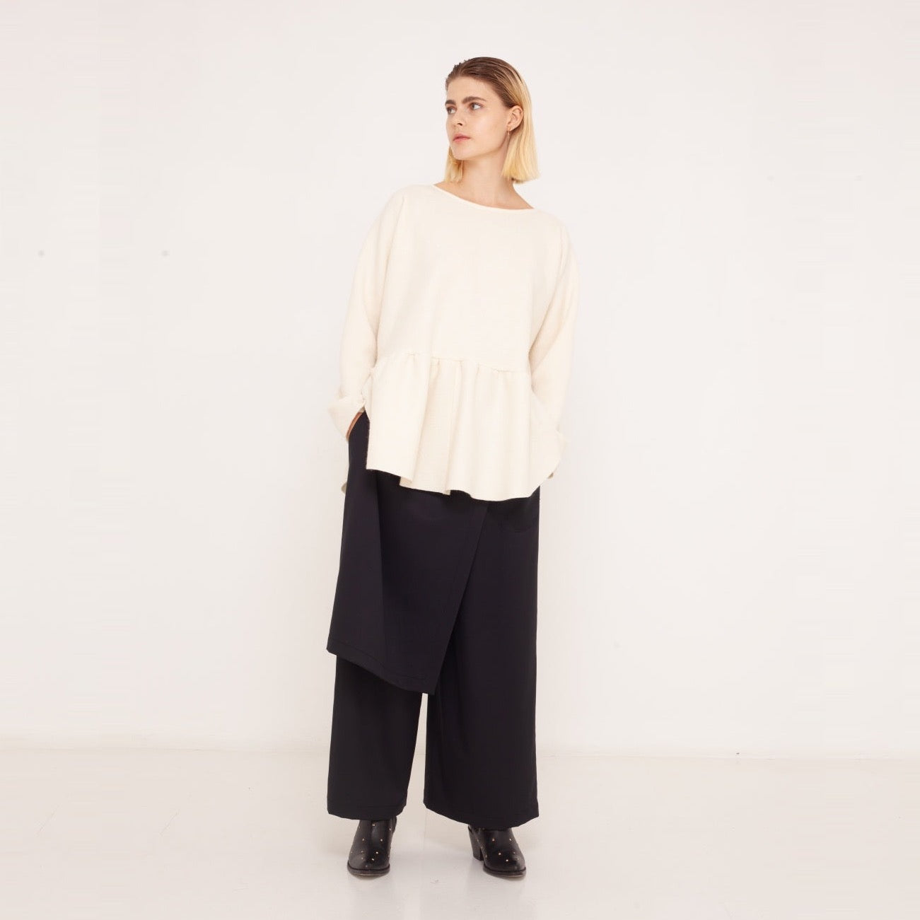elegante Hose mit Applikation