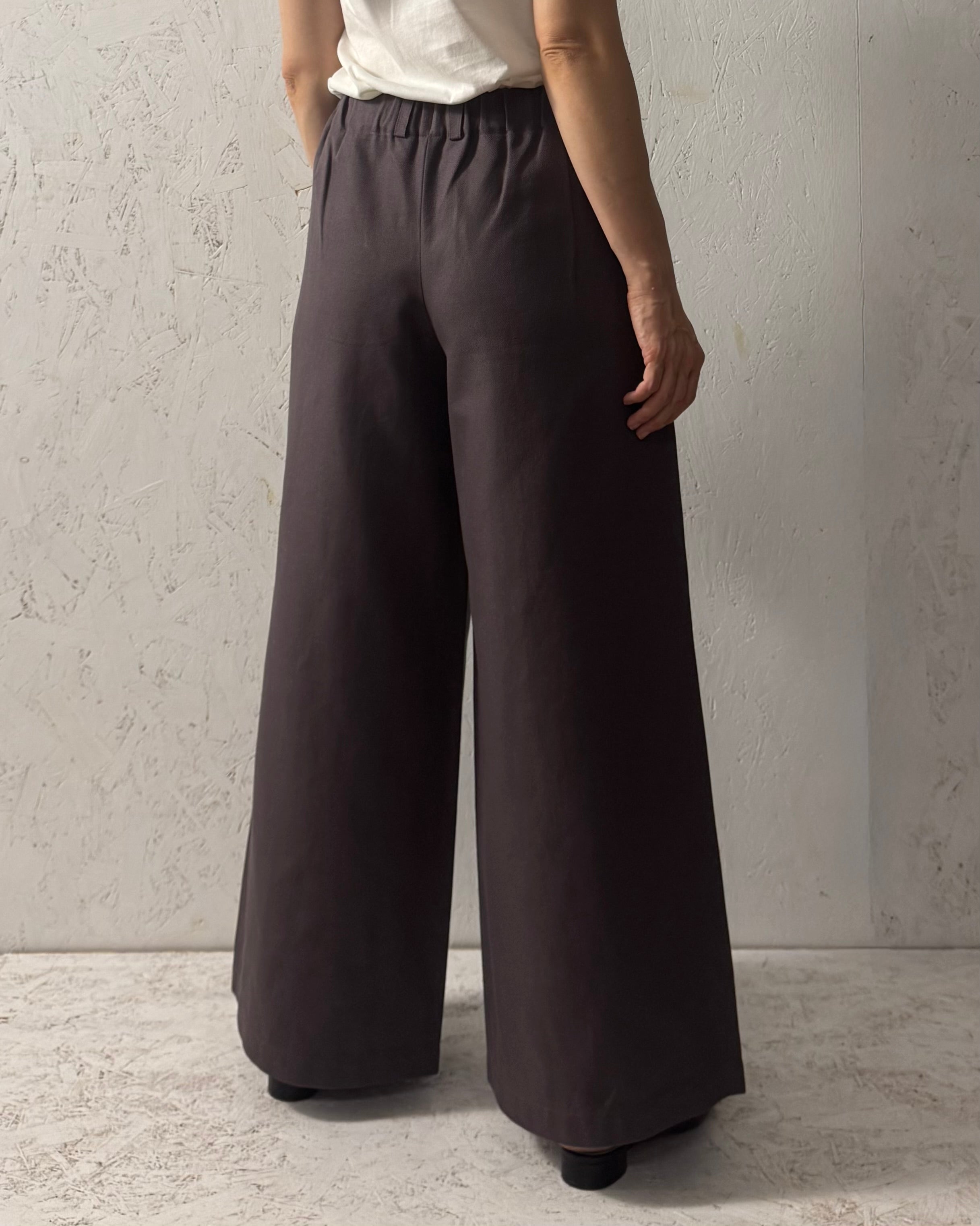 gerade Hose aus elegantem Kreuzköper