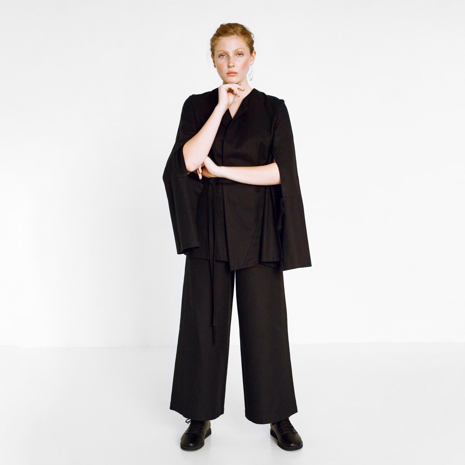 pants suit with long sleeves