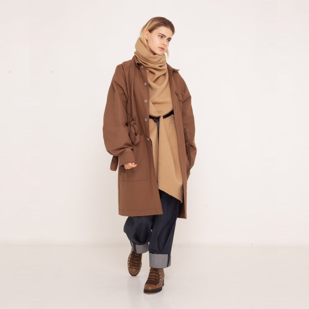 8 draped scarf made of organic boiled-wool 2023-01-03-WasteLessFashion by Natascha von Hirschhausen WasteLessFuture.jpg