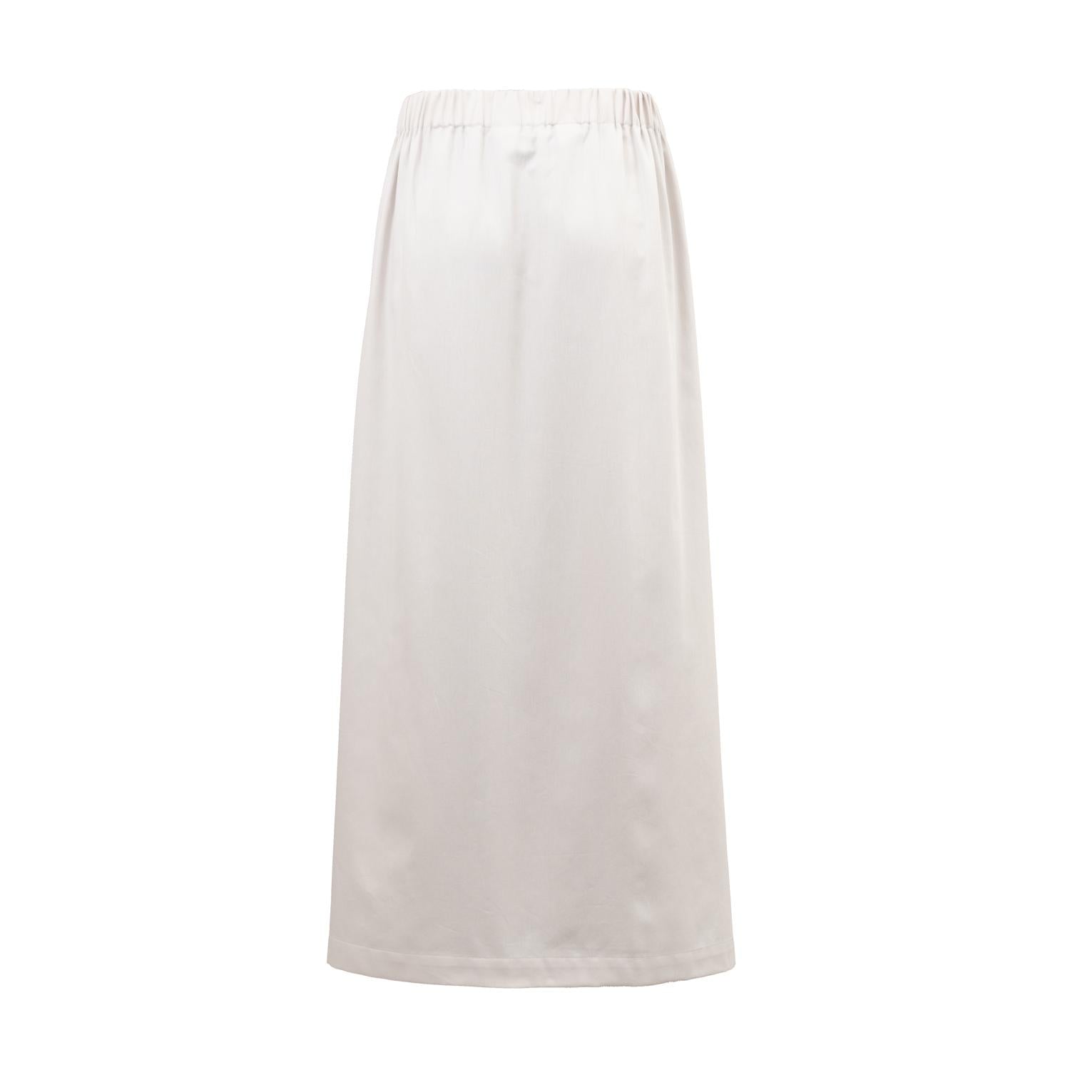 straight skirt with slit by Natascha von Hirschhausen fashion design made in Berlin