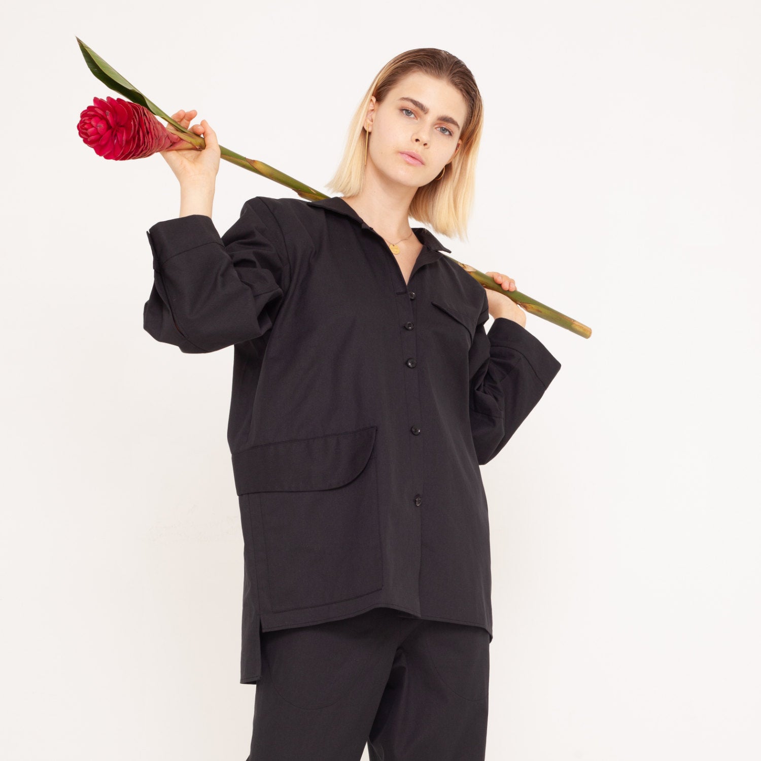 Overshirt aus Bio-Köper