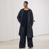 2-in-1 jacket and coat made of organic twill