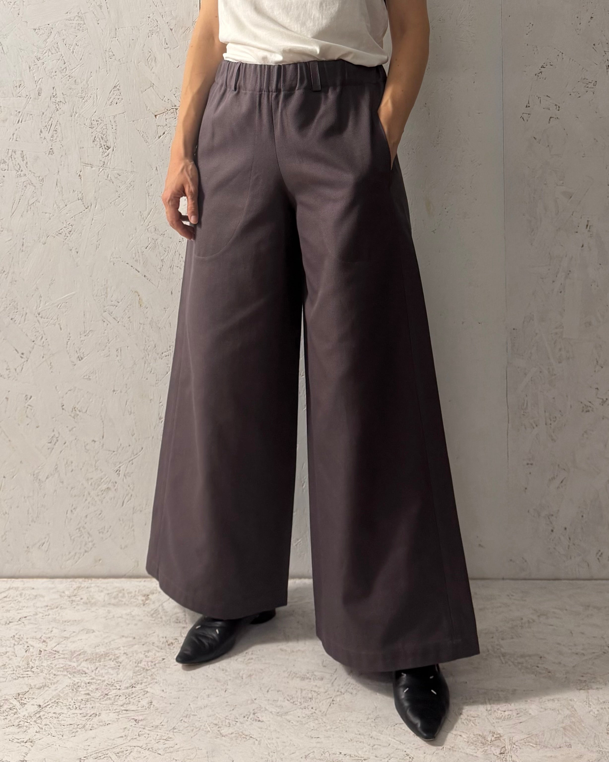 gerade Hose aus elegantem Kreuzköper