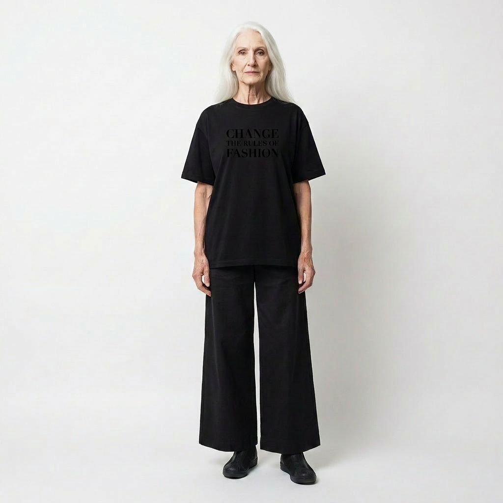 straight pants made of light satin