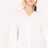 oversized shirt made of organic poplin