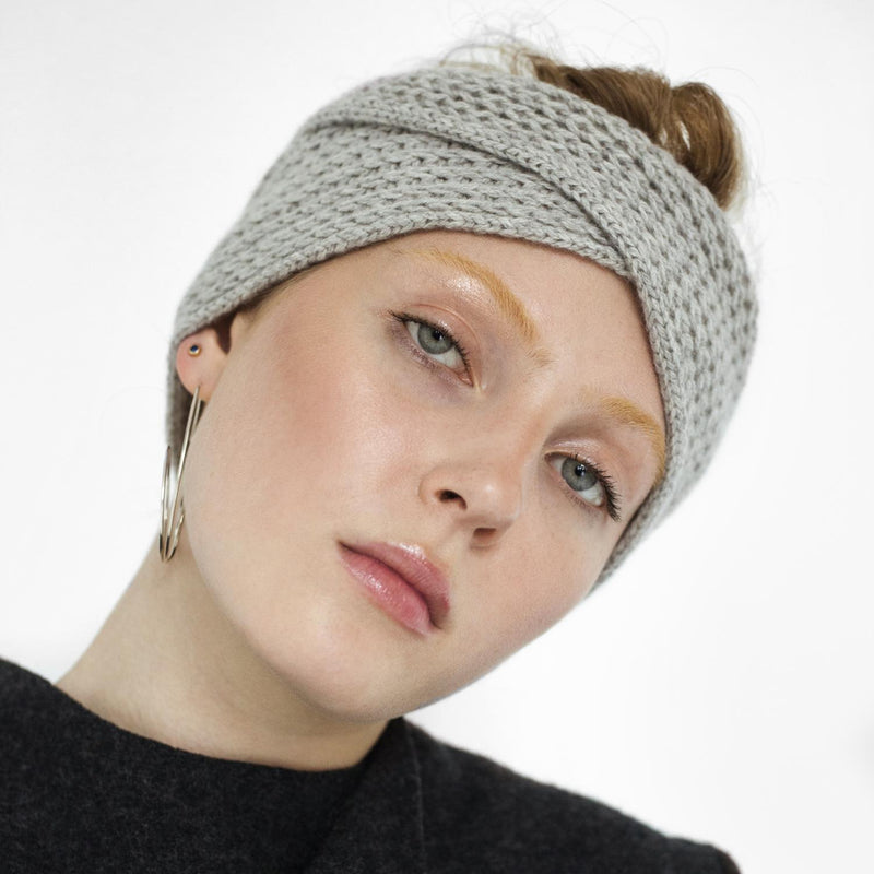 cozy headband made of cashmere by Natascha von Hirschhausen fashion design made in Berlin