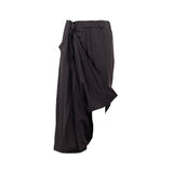 draped pants in three-fourth length by Natascha von Hirschhausen fashion design made in Berlin