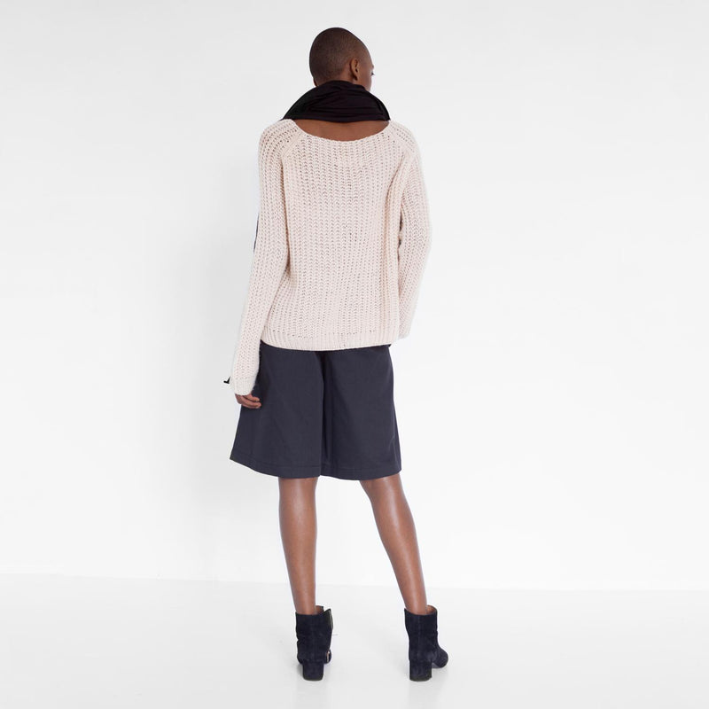XXL scarf made of pure organic jersey by Natascha von Hirschhausen fashion design made in Berlin
