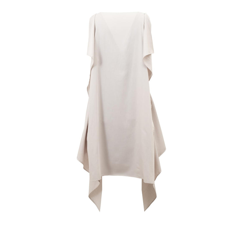 draped cocktail dress made of organic satin by Natascha von Hirschhausen fashion design made in Berlin