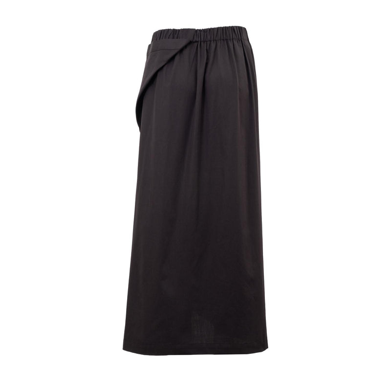 draped cotton skirt by Natascha von Hirschhausen fashion design made in Berlin
