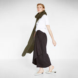 draped cotton skirt by Natascha von Hirschhausen fashion design made in Berlin