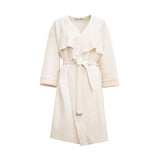 elegant oversized coat made of organic wool by Natascha von Hirschhausen fashion design made in Berlin