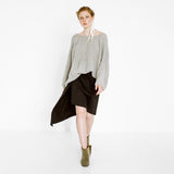 oversized  knit pullover made of pure cashmere by Natascha von Hirschhausen fashion design made in Berlin