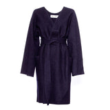 woolen coat in minimal design by Natascha von Hirschhausen fashion design made in Berlin
