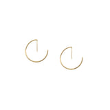 2nd love - minimalist hoops